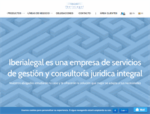 Tablet Screenshot of iberialegal.com